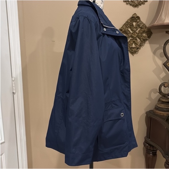 **IZOD Jacket Zip Closure Drawstring Waist Versatile Lightweight Front Pockets L - Picture 6 of 13